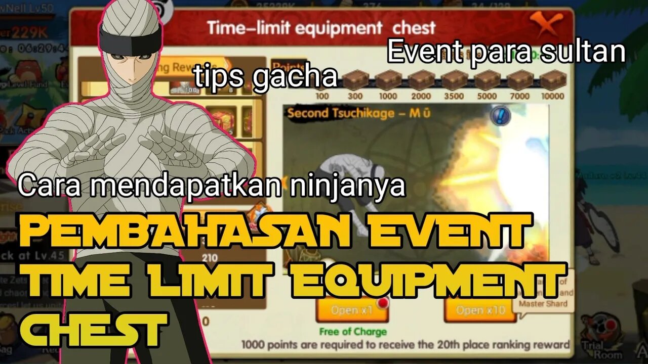 Heroes Assembled Reborn New Event Time Limit Equipment Chest Ninja R17 MU Event Para Sultan