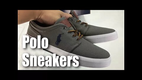 Polo Ralph Lauren Faxon Low Grey Sneakers Review