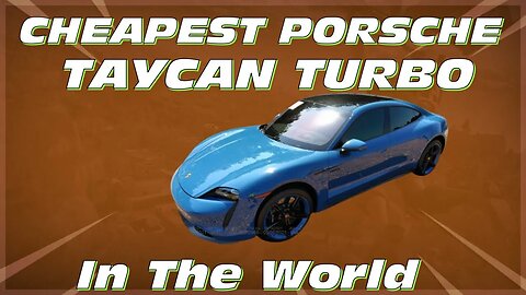 Cheapest Porsche Taycan Turbo In The World