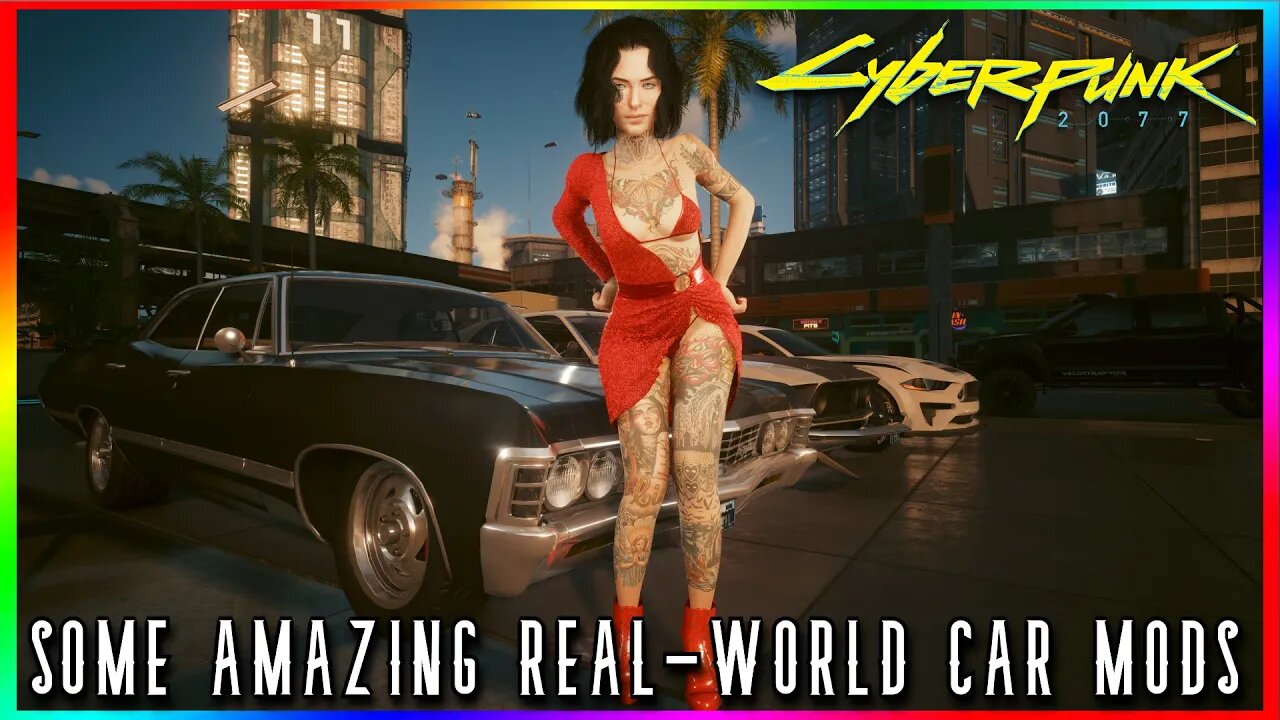 The BEST Real-World Car Mods! - Cyberpunk 2077 Mod Showcase