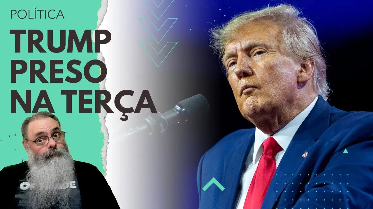 TRUMP afirma que PROMOTOR de NOVA IORQUE vai PEDIR a PRISÃO DELE na TERÇA-FEIRA da SEMANA que VEM