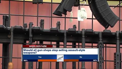 Local gun shop owner says he won't take AR-15 off the shelf