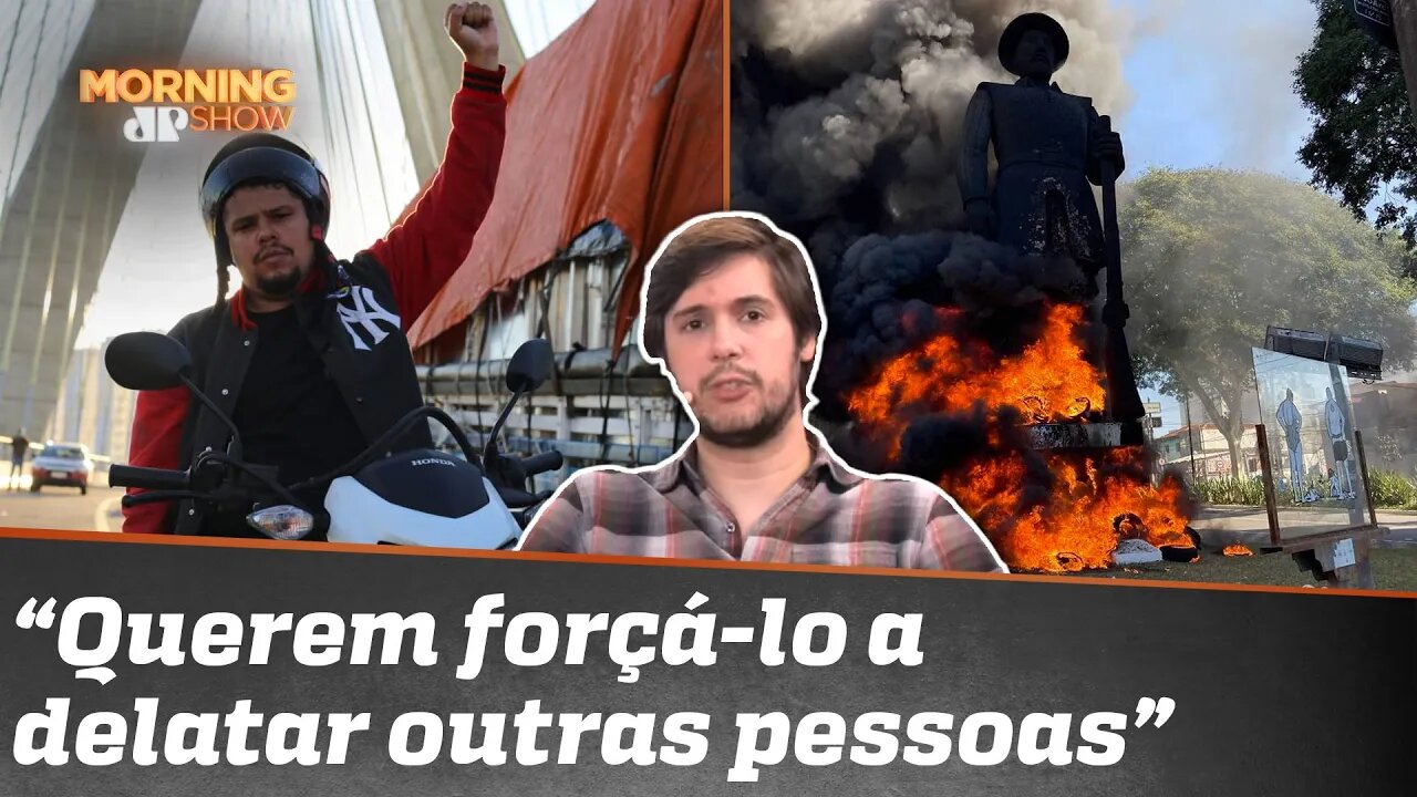 Justiça nega liberdade para autor de incêndio em estátua de Borba Gato