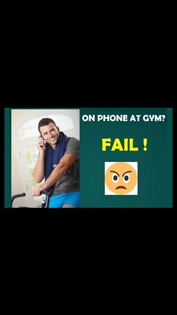 On the Phone Working Out