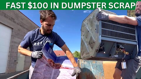 Fast $100 In Scrap Metal + Art Gallery In A Dumpster