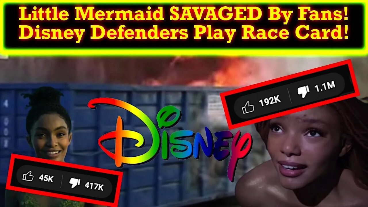 Real Fans DESTROY The Little Mermaid On Social Media! Defenders Predictably Play The Race Card!