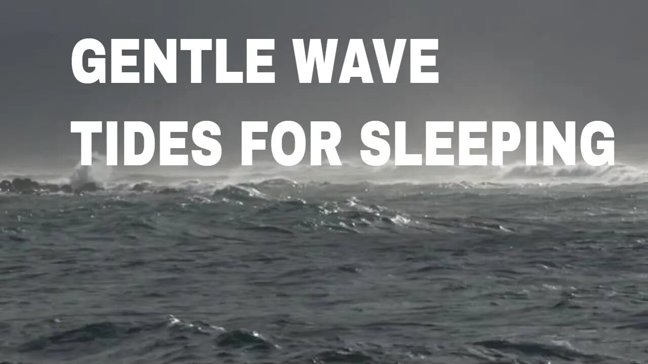 Relaxing Wave Sounds at Night, Low Pitch Waves Sounds for Deep Sleeping