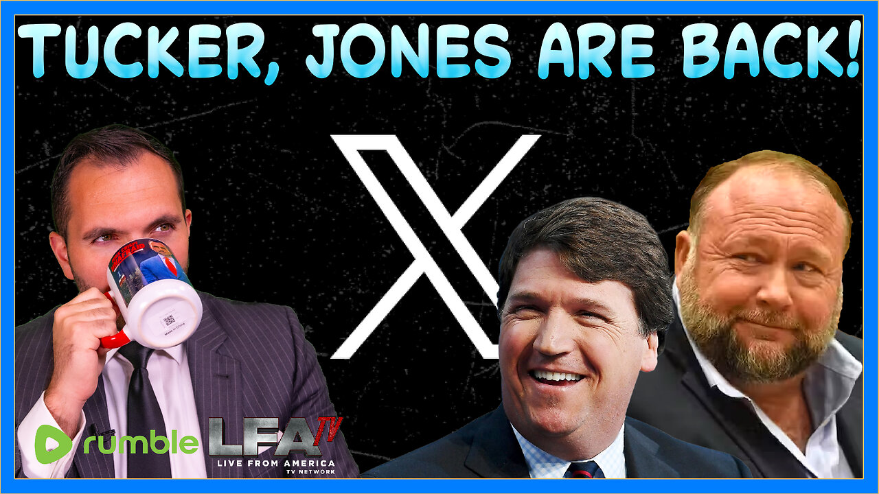 TUCKER FOR VP? ALEX JONES BACK ON TWITTER? STAY TUNED! | MIKE CRISPI UNAFRAID 12.8.23 10am