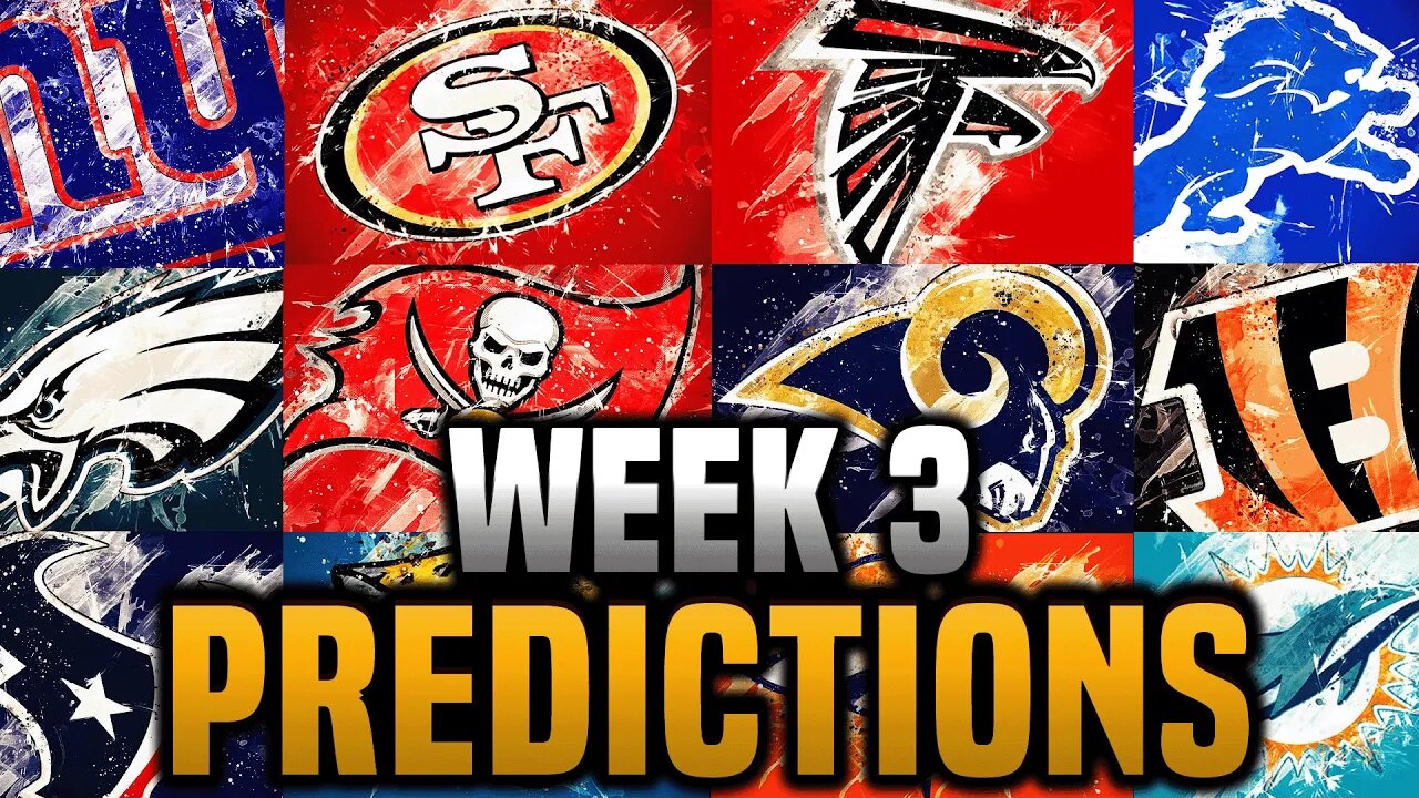 NFL Week 3 Predictions & Bets