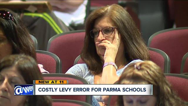 Costly levy error for Parma schools