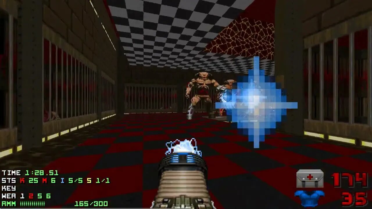 Doom 2 Triangulum Level 7 UV with 102% in 2:45