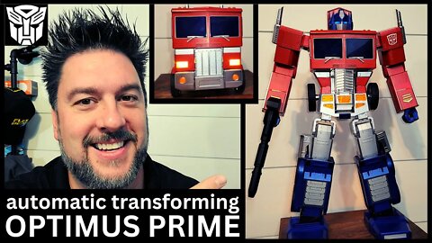 🌟 TRANSFORMERS Auto-Converting Optimus Prime (Robosen) voice activated automatic transforming [451]