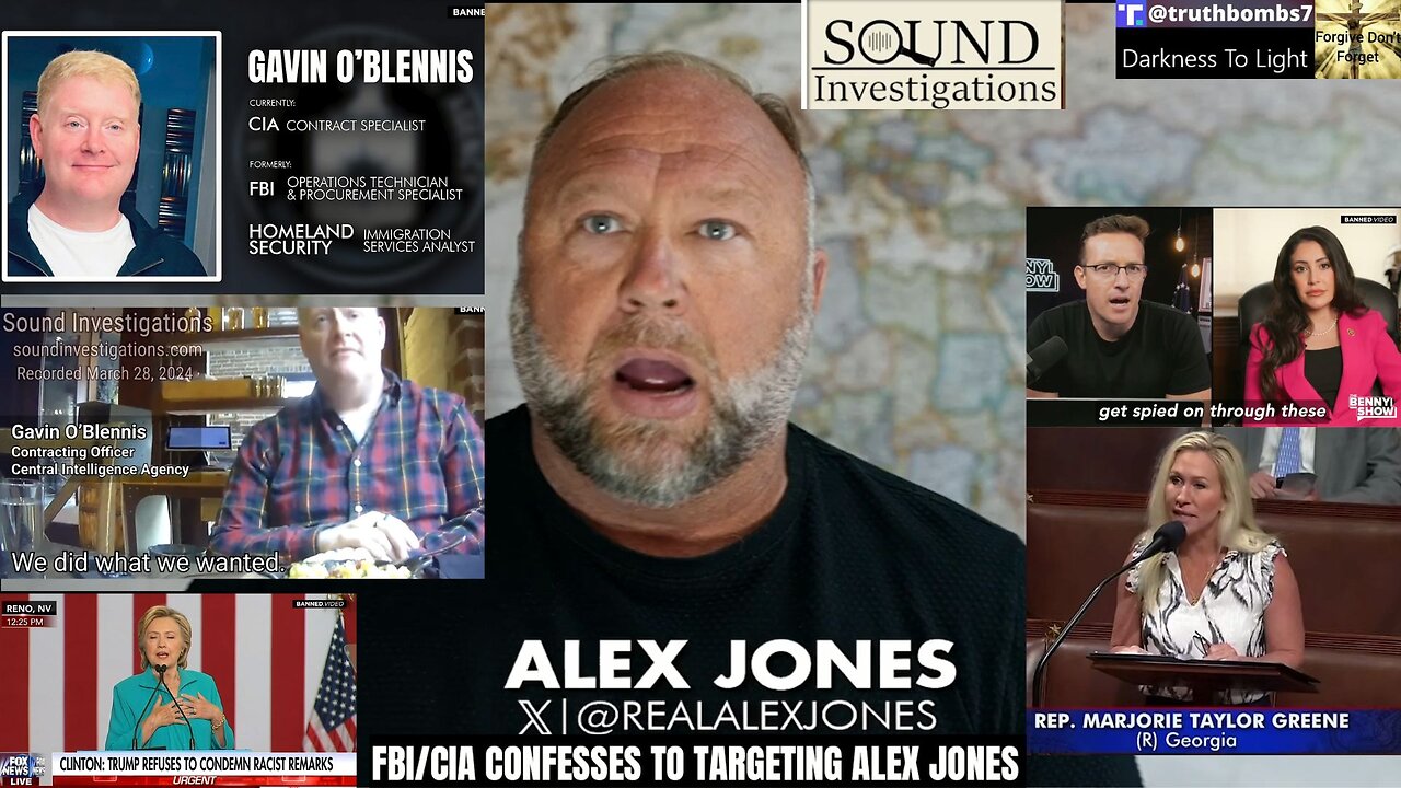 4/13/2024 Breaking! New Revelations In FBI/CIA Plan To Destroy Alex Jones Released