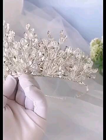 wedding crown handmade