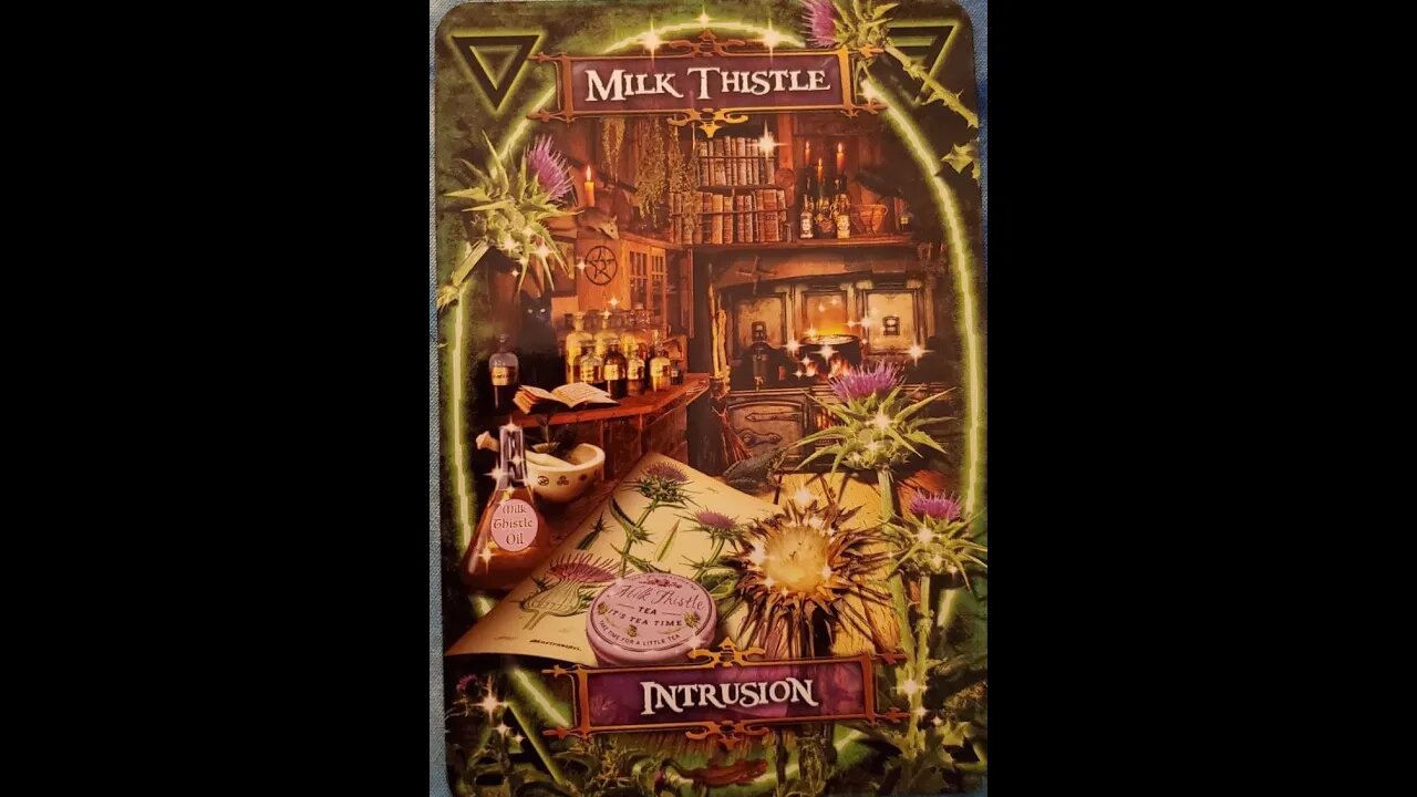 #27 Wicthes' Kitchen Oracle Cards Milk Thistle