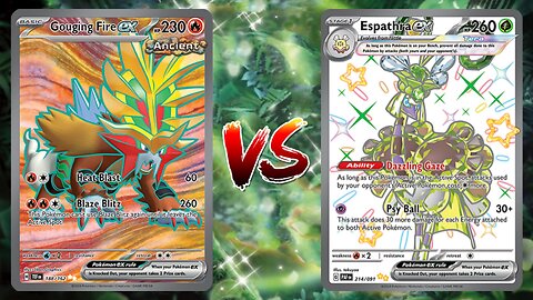 Pokemon TCG Live Gouging Fire EX VS Espathra EX Banette EX!!