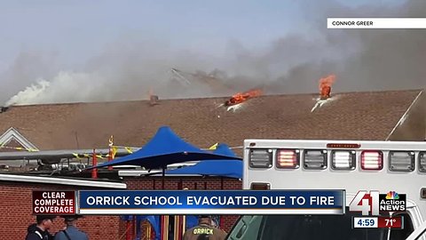 Smoke forces evacuation of Orrick, MO school