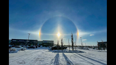 Sun-dogs and how they work under a dome only !