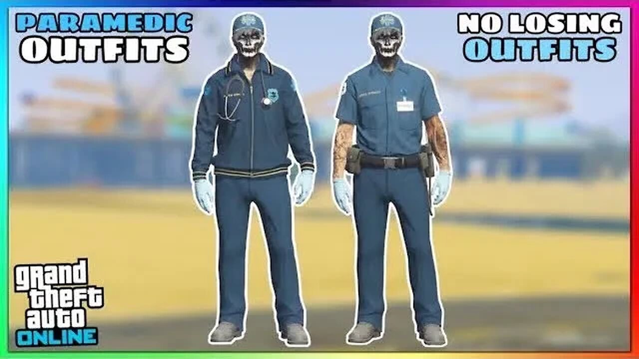 *EASY* How To Get The Blue Paramedic Outfits (Xbox Series X/S & PS4/5) (GTA Online)