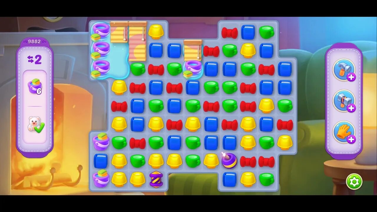 Playrix Homescapes Gameplay Walkthrough Level 9882