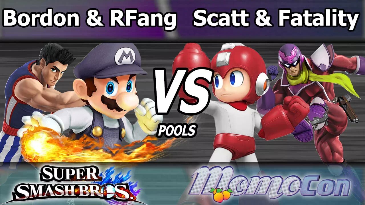 MVG|Scatt & YP|Fatality vs. BL|LazyBordon & PES| RFANG - Wii U Doubles Pools - Momocon 2017