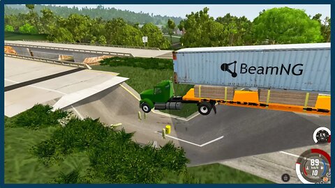 TruckFails | Truks vs Giant Pit #98 | BeamNG.Drive |TrucksFails