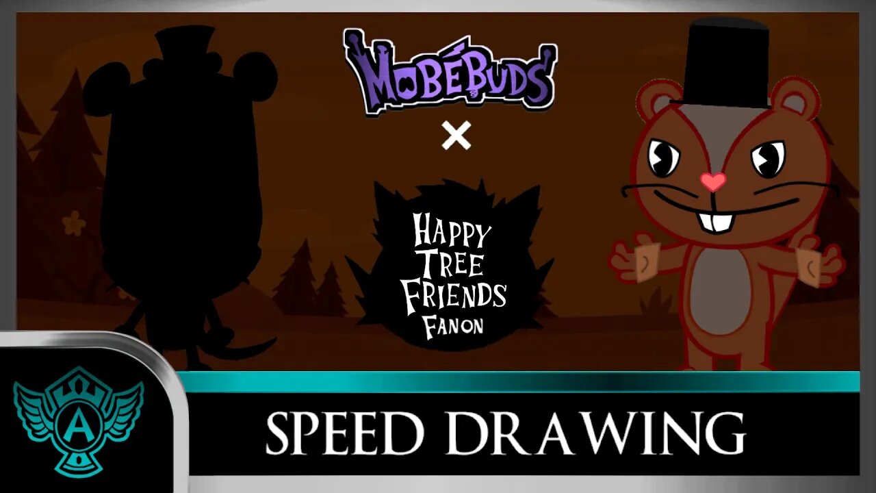 Speed Drawing: Happy Tree Friends Fanon - Taker | Mobebuds Style