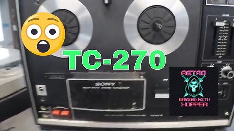 Sony TC-270 Reel To Reel Tapecorder / Can We Save It