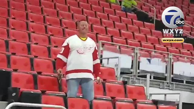 Watch the first octopi being thrown on the ice at Little Caesars Arena
