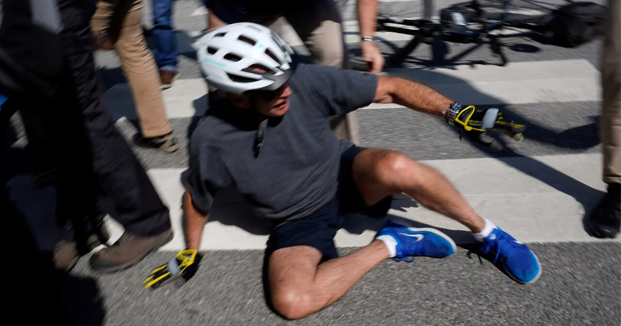 Joe Biden Falls Off Bike as He Rides Near Delaware Beach Home