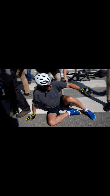 Joe Biden Falls Off Bike as He Rides Near Delaware Beach Home