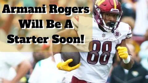 Washington Commanders' Armani Rogers Will Be The Starting Tight End!