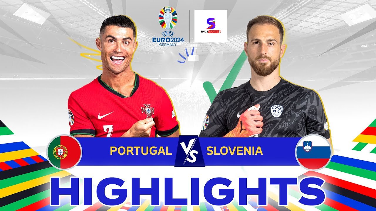 Portugal 0 - 0 Slovenia (3 - 0 Penalties) | Highlights | UEFA Euro | 2nd July 2024