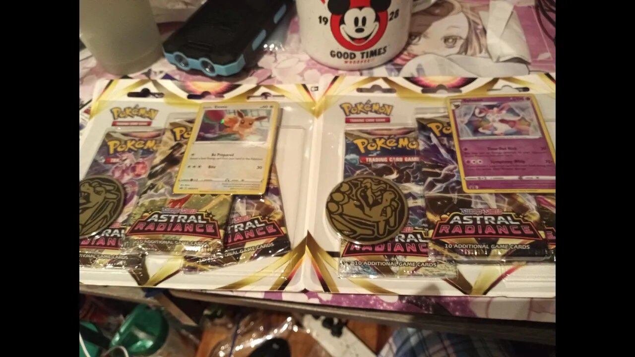 Pokemon TCG Astral Radiance Eevee and Sylveon Blister Pack Opening