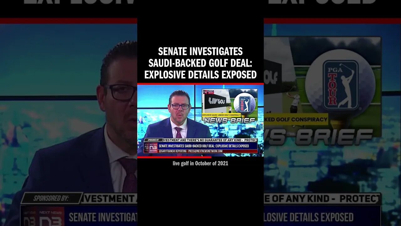 Senate Investigates Saudi-Backed Golf Deal: Explosive Details Exposed