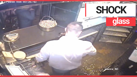 Spooky moment when pint glass slides off a shelf of restaurant - landlord blames ghost