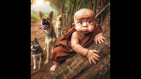 little monk happy