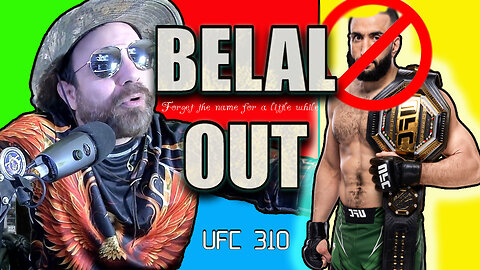 BREAKING NEWS: Belal Muhammad OUT of UFC 310 | UFC To Make A Replacement | The 3 Best Options!