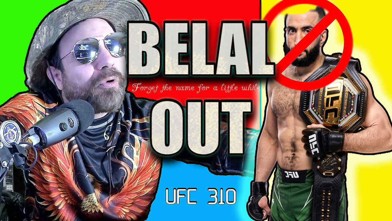 BREAKING NEWS: Belal Muhammad OUT of UFC 310 | UFC To Make A Replacement | The 3 Best Options!