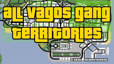 Grand Theft Auto San Andreas - All Vagos Hoods Take Over Gang Warfare (w Bonus Counter Attacks)