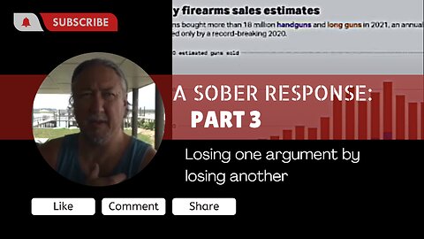 A Sober Response Part 3: Losing one argument by losing another