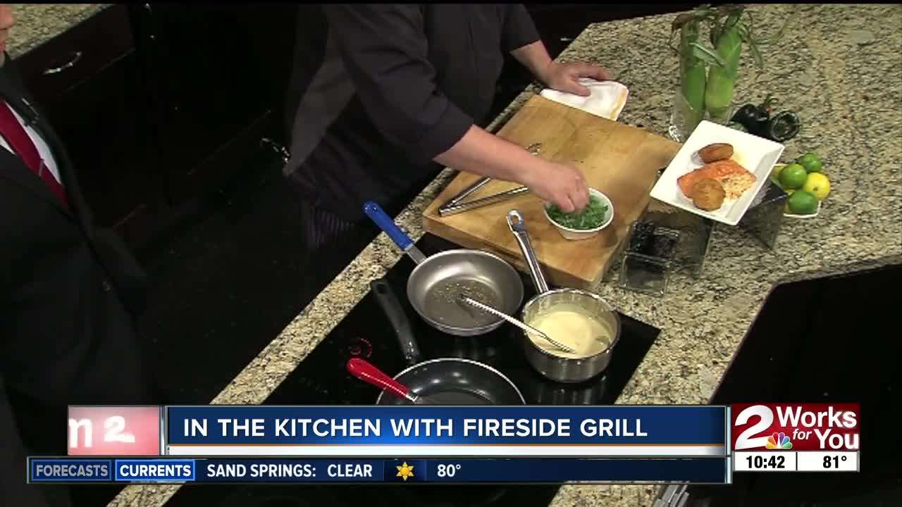 In the Kitchen with Fireside Grill: Crab Scallop Stuffed Salmon