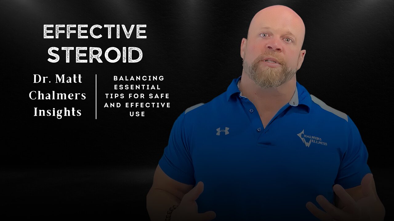 Dr Chalmers Path to Pro - Steroid Balancing