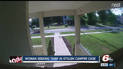 Thief steals pop-up camper in broad daylight