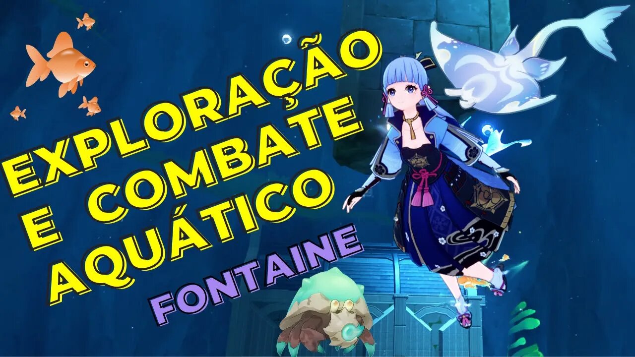 Exploração e combate aquático | Fontaine - Genshin impact