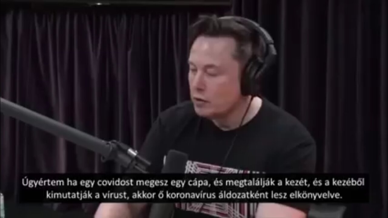 Elon Musk a covidosak számlálásáról.