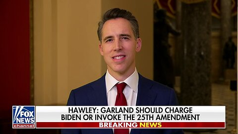 Sen. Josh Hawley: Garland Has Two Choices On Handling Biden