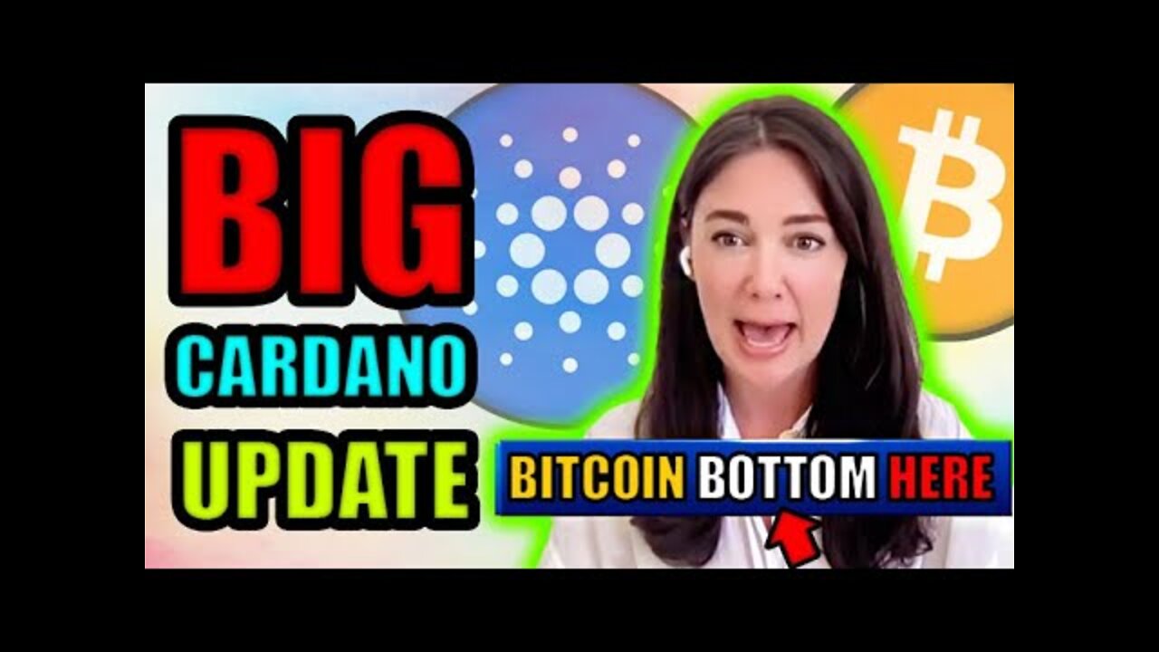 30% of Crypto Portfolio Now Cardano! Bitcoin Expert PRICE PREDICTION! 🚀 😮 📈