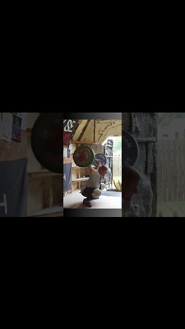 110 kg / 242 lb - Snatch Double - Weightlifting Training