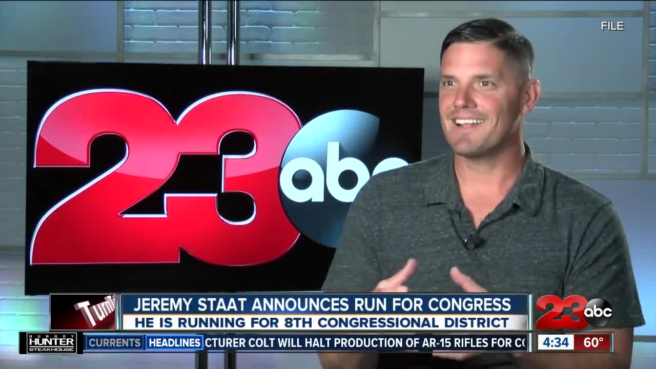 Jeremy Staat announces run for Congress